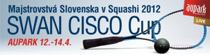 SWAN CISCO Cup - Majstrovstv� Slovenska v squashi 2012